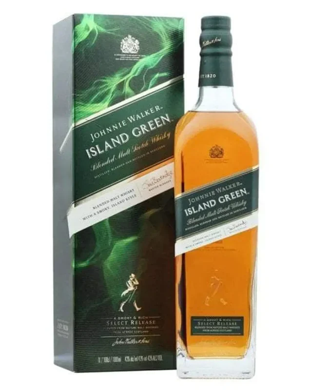 Johnnie Walker Island Green Label Whisky, 1 L