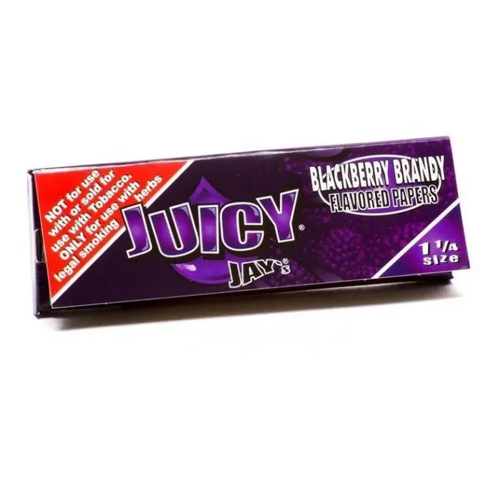 Juicy Jay’s 1 1/4 Blackberry Brandy Rolling Papers
