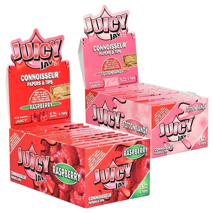 Juicy Jay’s Connoisseur Papers + Tips | 1 1/4 | 32pc | 24pk Display