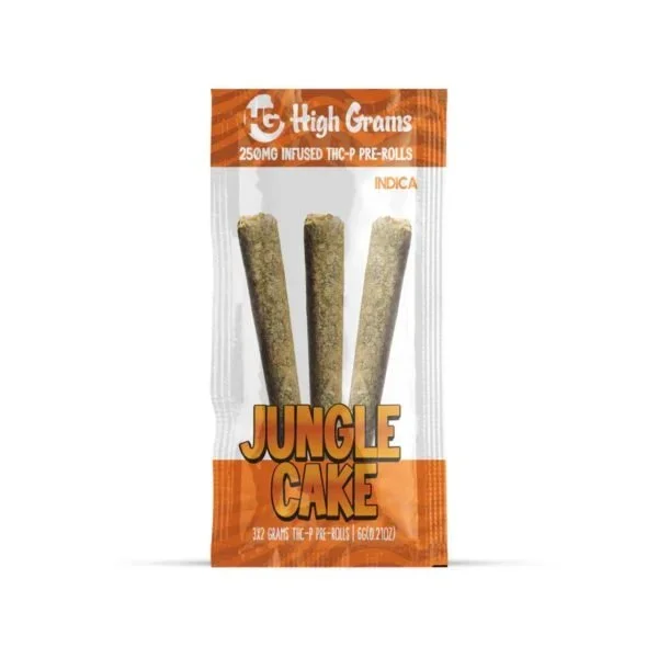 Jungle Cake – High Grams THC-P Infused Pre-Rolls 6G