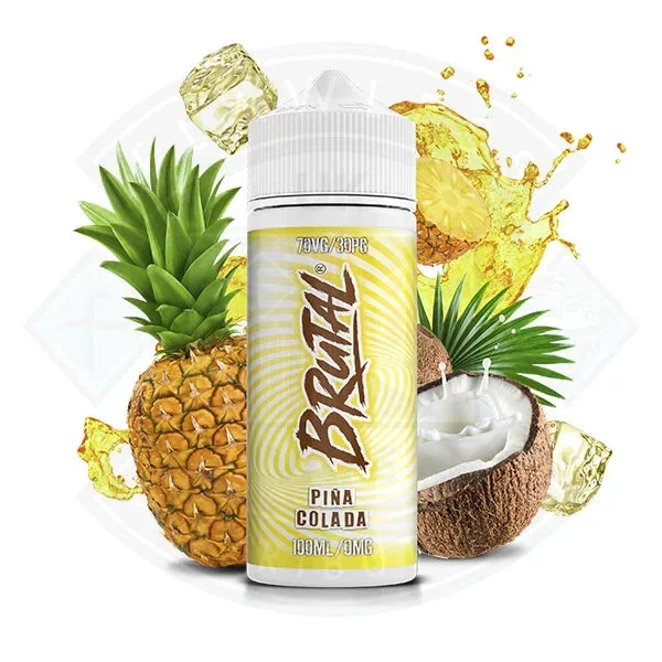 Just Juice Brutal Drinks – Pina Colada 0mg 100ml Shortfill