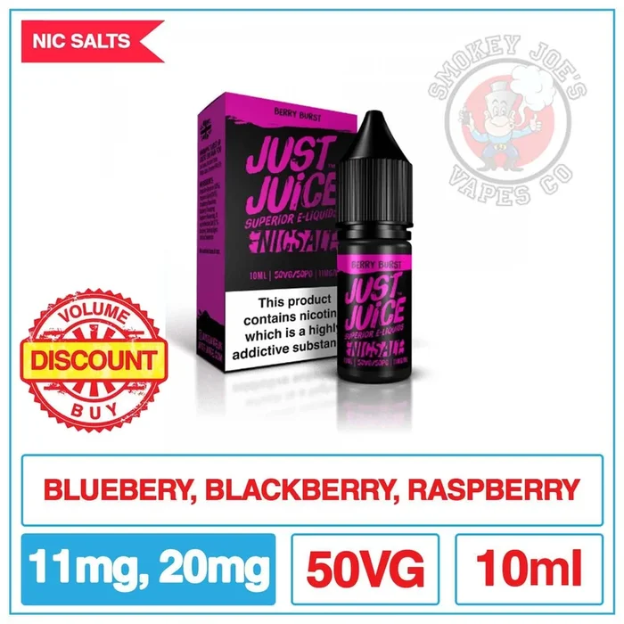 Just Juice Nic Salt – Berry Burst