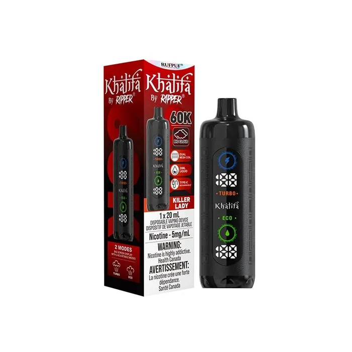 Khalifa Bar By Ripper 60K Disposable – Lady Killer (ON)