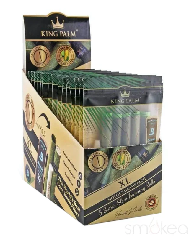 King Palm XL All-Natural Pre-Rolled Cones (5 Count Pack)