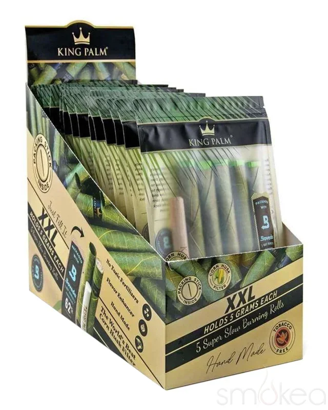 King Palm XXL Natural Pre-Rolled Cones (5-Pack)