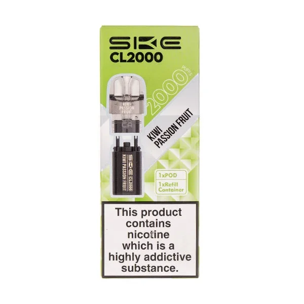 Kiwi Passion Fruit CL2000 Prefilled Pod + Refill by SKE