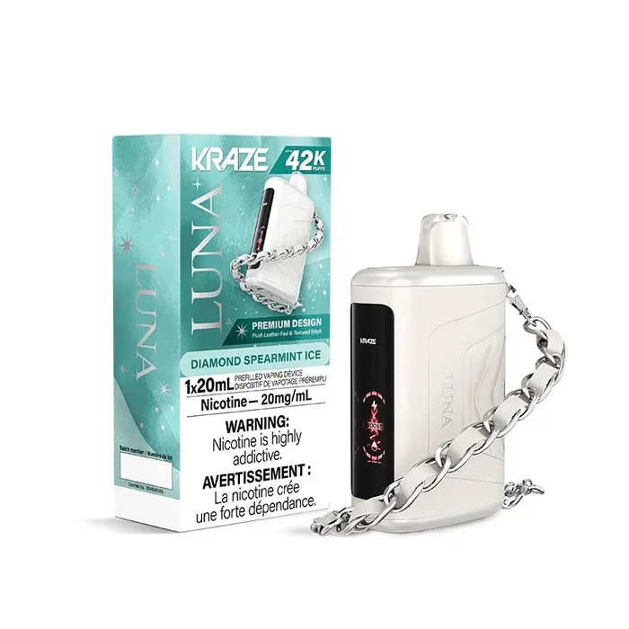 Kraze Luna Disposable – Diamond Spearmint Ice (ON)