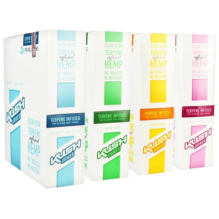 Kush Cones Terpene Infused Hemp Cones – 7 Flavors