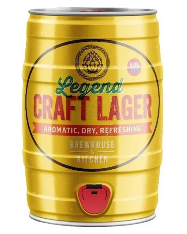 Legend Craft Lager Mini Keg, 5 L