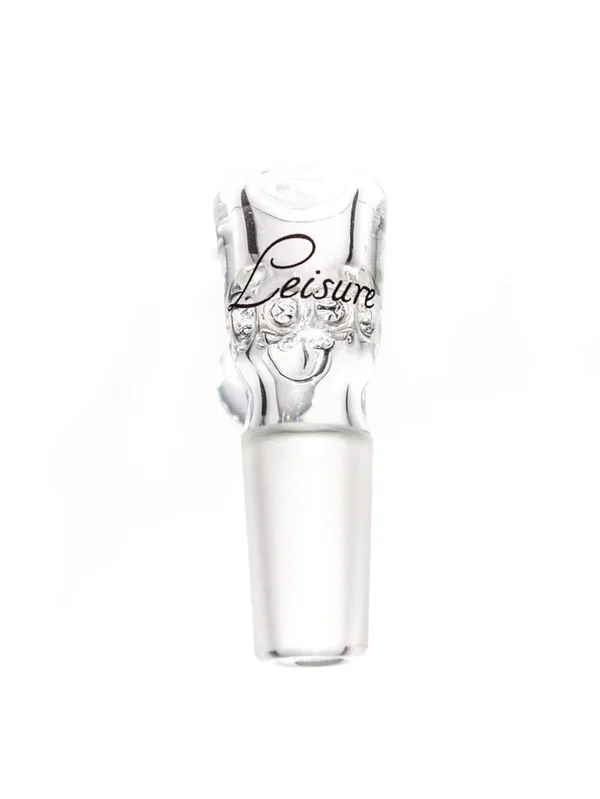 Leisure Glass – Clear Dry Herb Slide (14mm)