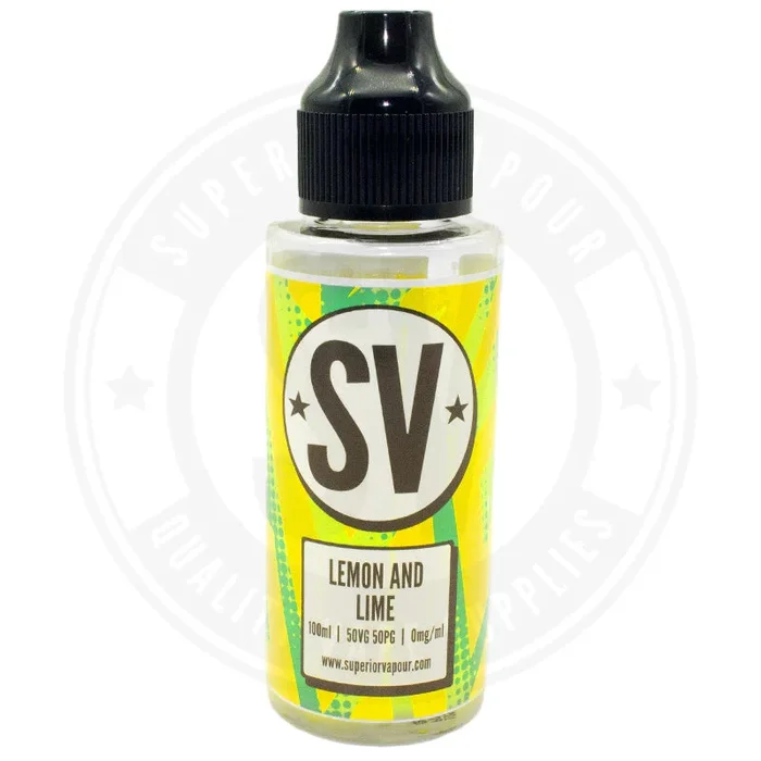 Lemon And Lime E-Liquid 100ml Shortfill by SV