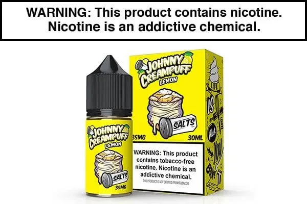 LEMON BY JOHNNY CREAMPUFF SALTS 30ML
