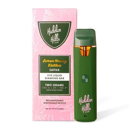 Lemon Cherry Zkittlez – Hidden Hills VVS Liquid Diamond Disposable 2G