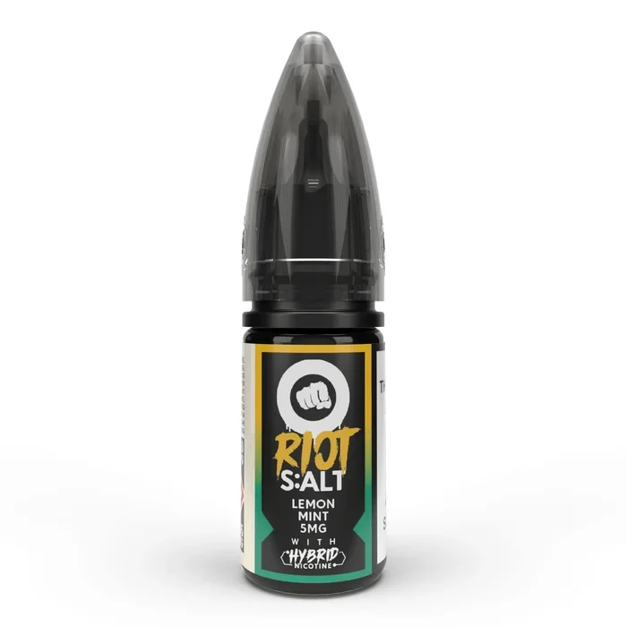 LEMON MINT HYBRID SALT E-LIQUID BY RIOT SQUAD – 5/10/20MG