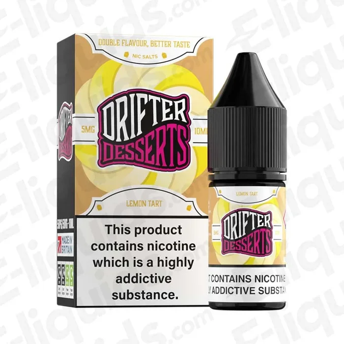 Lemon Tart Desserts Nic Salt Vape Juice by Drifter