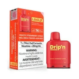 Level X Drip’n Pod Snazzy Strawberrry Citrus Pod 14mL