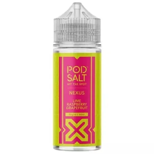 Lime Raspberry Grapefruit 100ml Pod Salt Nexus 0mg E Liquid – 70VG/30PG Cloud Chaser