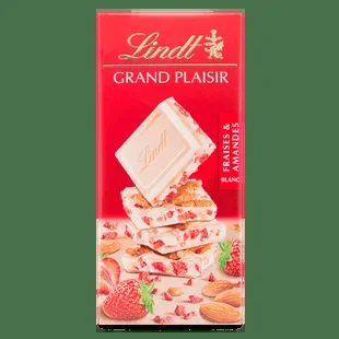 Lindt Grand Plaisir Strawberry Almond Bar 150g