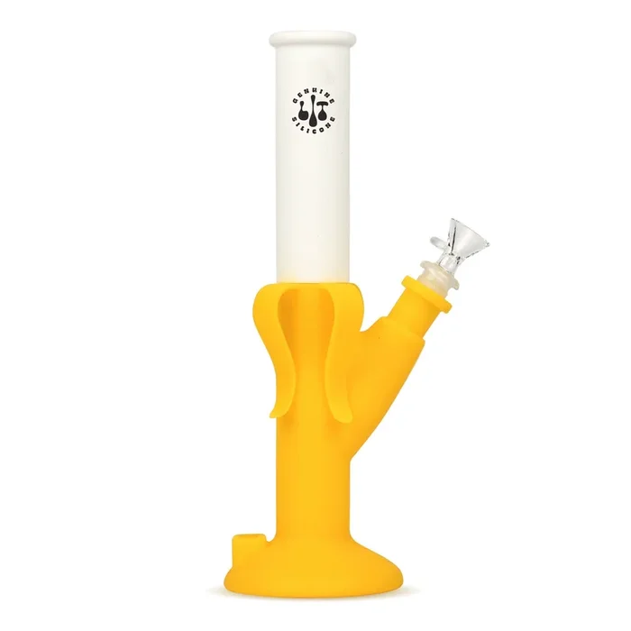 LIT Silicone 12 ” Banana Water Pipe