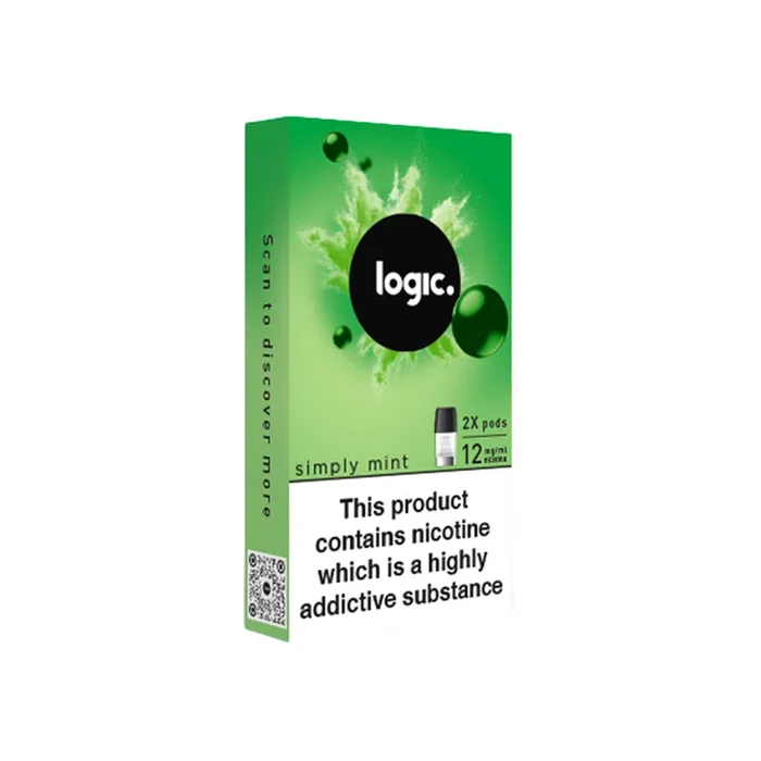 Logic Simply Mint Vape Pods (2 Count)