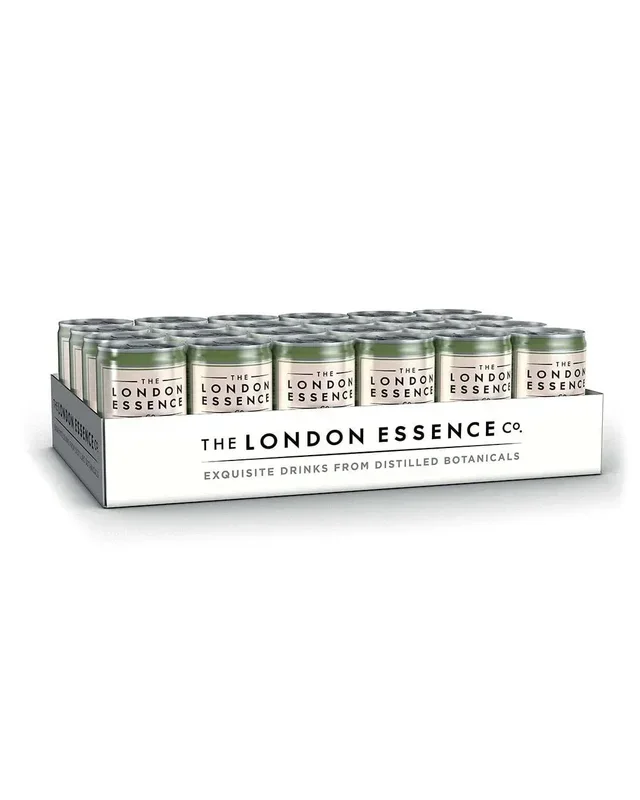 London Essence Company Bitter Orange & Elderflower Tonic Water Can Multipack, 24 x 150 ml
