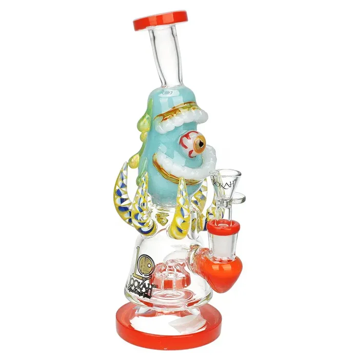 Lookah Glass Evil Eye Water Pipe | 9.75″ | 14mm F