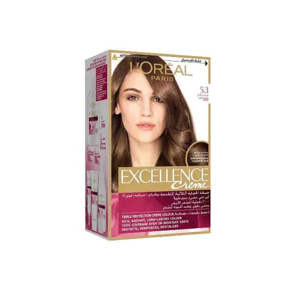 Loreal Excellence Creme 5.3 Light Golden Brown
