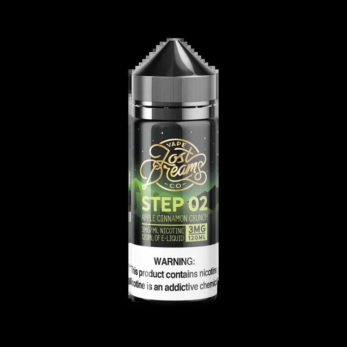 Lost Dreams Vape Co 120mL – Step 02 – Apple Cinnamon Crunch –