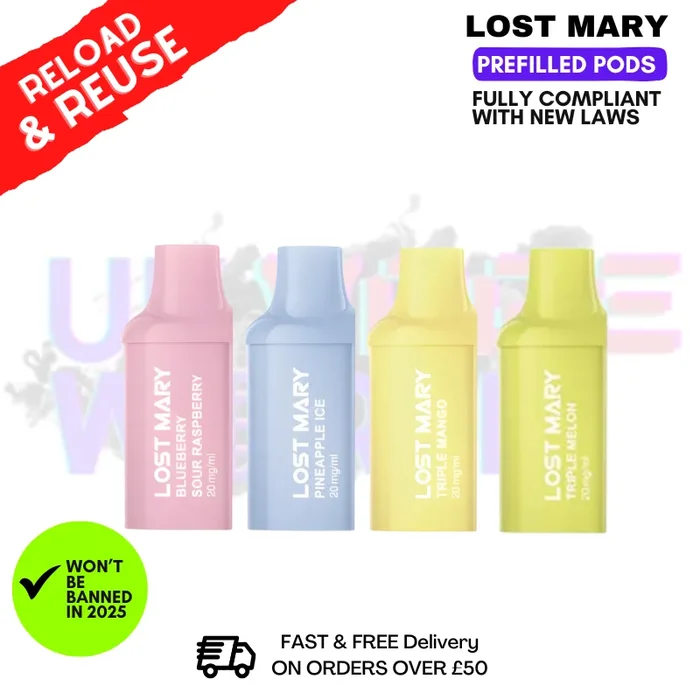 Lost Mary 600 Puff Replacement Pods – ONLY £4.89