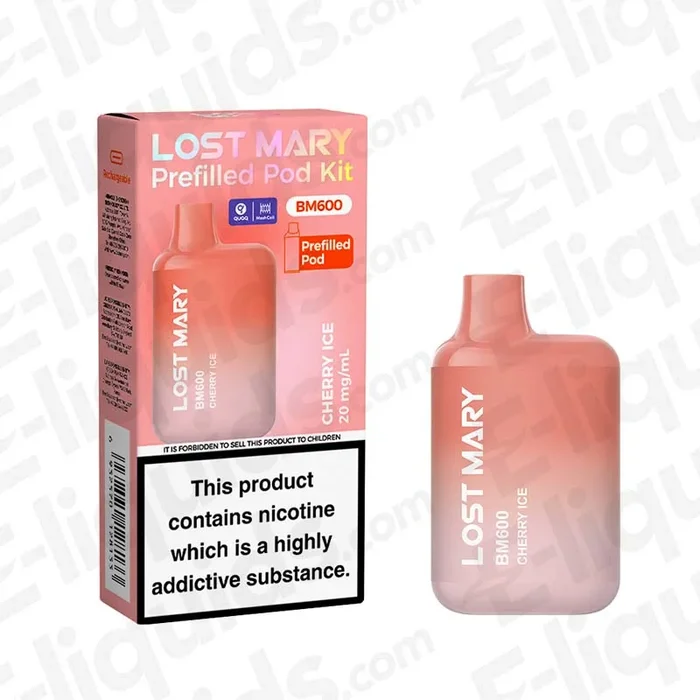 Lost Mary BM600 Cherry Ice Prefilled Pod Kit