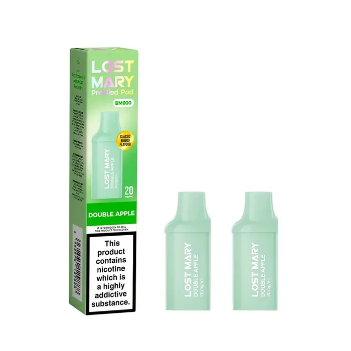 Lost Mary BM600 Pre-Filled Pod with Double Apple Flavor