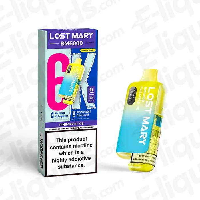 Lost Mary BM6000 Pineapple Ice Prefilled Pod Kit