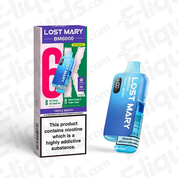 Lost Mary BM6000 Triple Berry Prefilled Pod System Kit