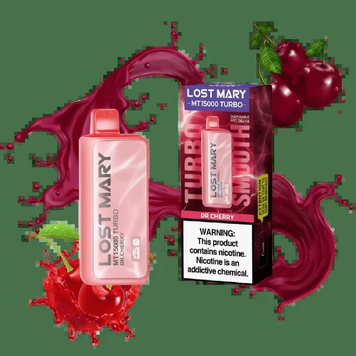 Lost Mary MT15000 Turbo Dr. Cherry – $15.99