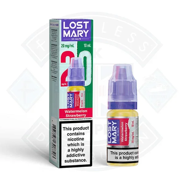 LOST MARY Watermelon Strawberry Nic Salts E-Liquid 10ml