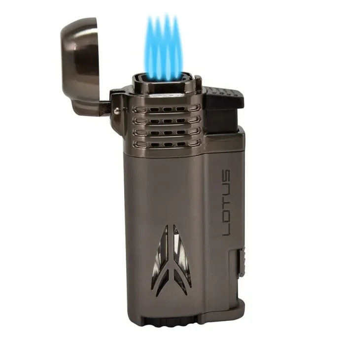 Lotus Defiant Quad Torch Lighter with Punch