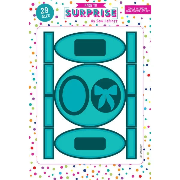 Made to Surprise 5”x 7” Die Set Circle Accordion Showstopper | Christmas Showstoppers 4