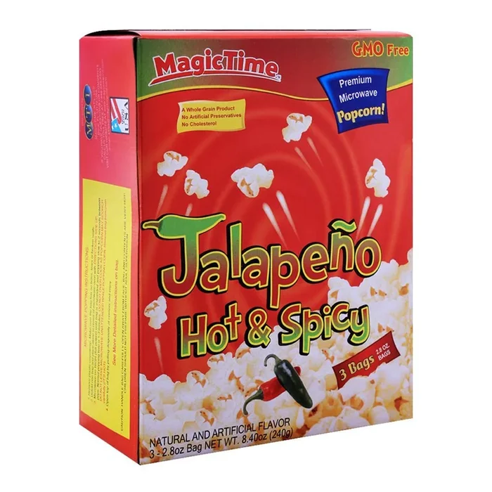 MagicTime Jalapeno Hot & Spicy Popcorns 240g
