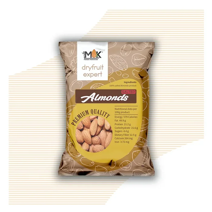 Mak Dry Fruit Salted Almonds 100 garms