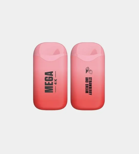 Mega 4K – Strawberry Cream – 10 Count Box