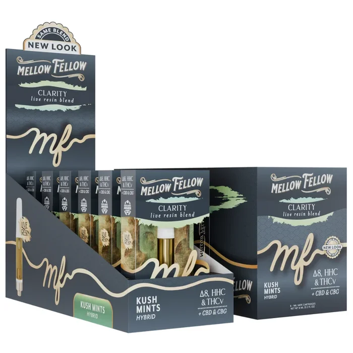 Mellow Fellow Live Resin Cartridge 1G – 6 Count Display