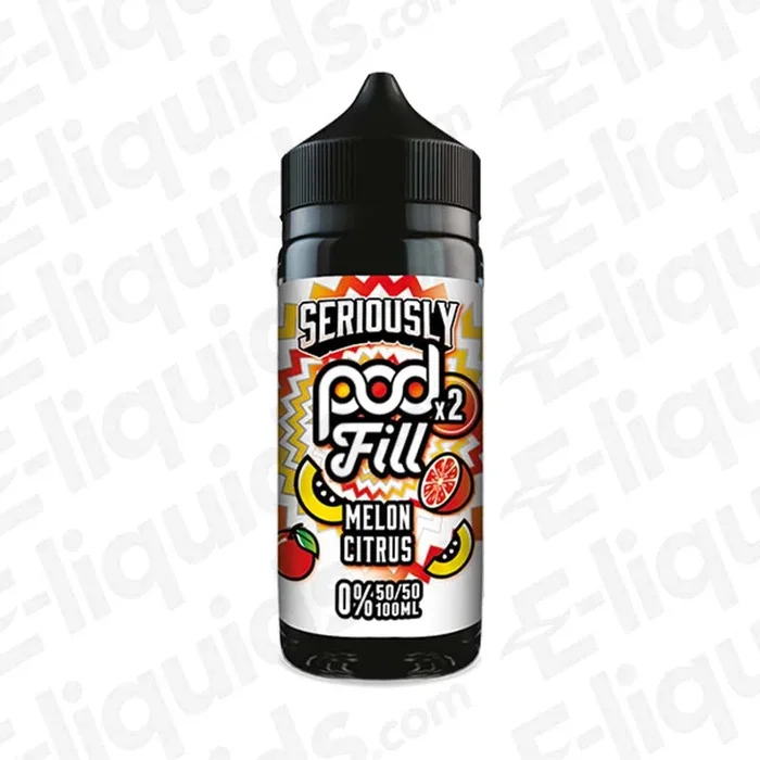 Melon Citrus Seriously Pod Fill 2 Shortfill Vape Juice by Doozy Vape Co
