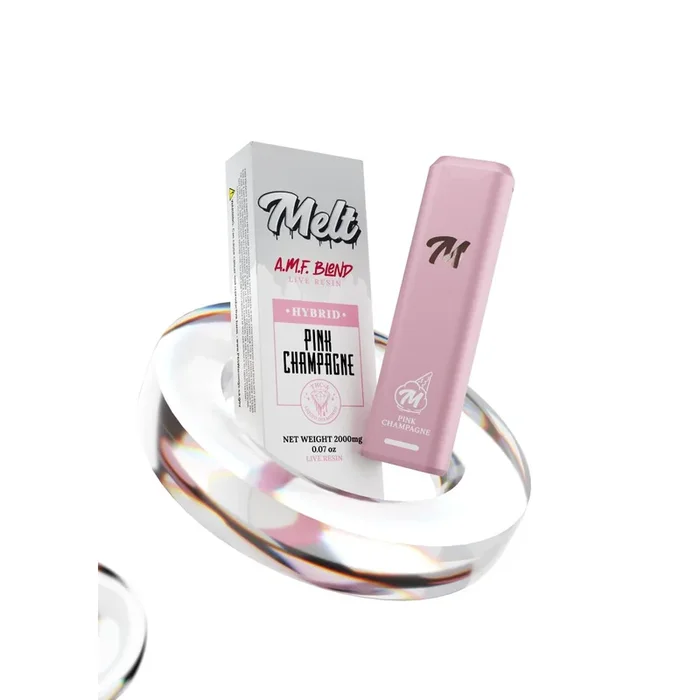 Melt – AMF Blend – Live Resin – Pink Champagne – Hybrid – THCA – Blend Disposable Vape – 2 gram