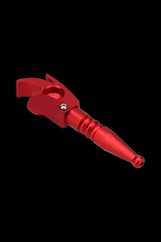 Metal Hand Pipe with Swivel Lid and Bottle Opener