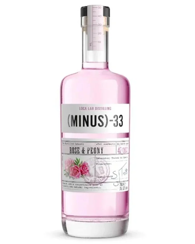 Minus 33 Low Cal Rose & Peony Spirit, 70 cl