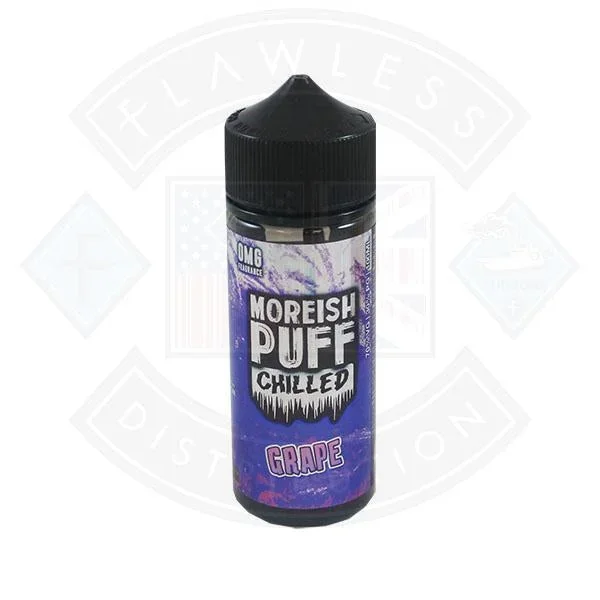 Moreish Puff Chilled Grape 0mg 100ml Shortfill E-liquid