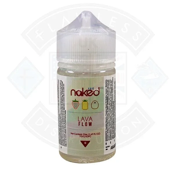 Naked – Lava Flow Ice 0mg 50ml Shortfill