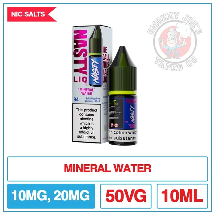 Nasty Liq – Nic Salt – Mineral Water