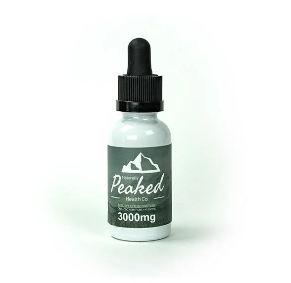 Naturally Peaked – 3000MG – Full Spectrum Organic CBD Tincture