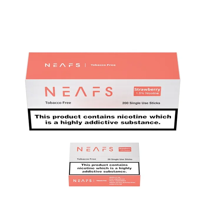 NEAFS Strawberry Carton – 200 Sticks